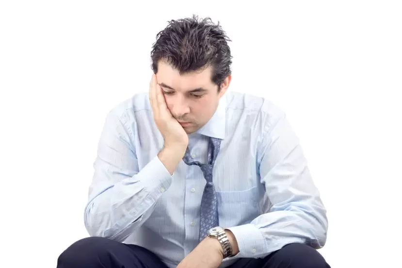 a man thought about the discharge during the wake